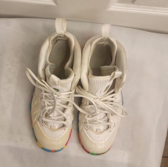 Nike Little Posite One GS 'Fruity Pebbles  Size 7 VNDS - Picture 12 of 16